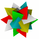 Рисунок модели соединения пяти тетраэдров