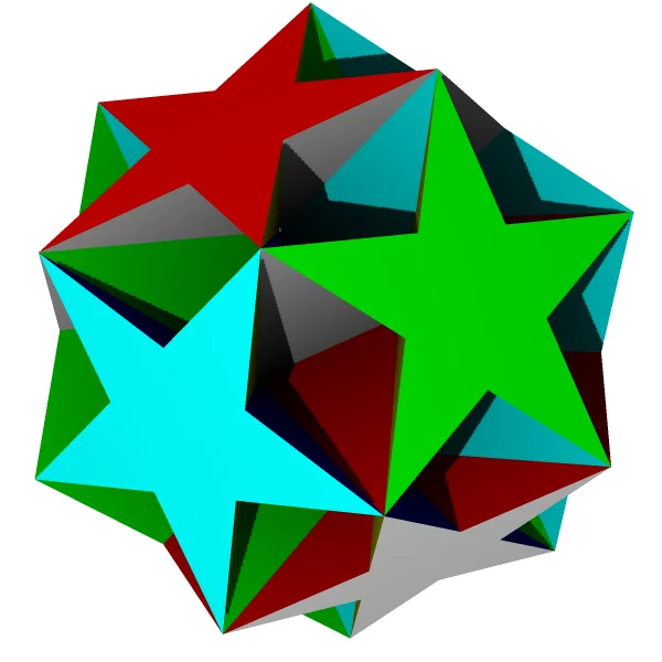 Битригональный додекаэдр, однородный многогранник