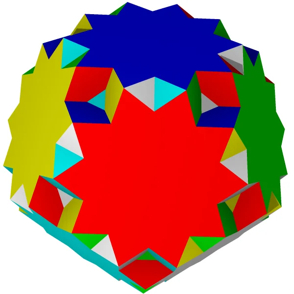 Большой битригональный додекоикосододекаэдр, однородный многогранник