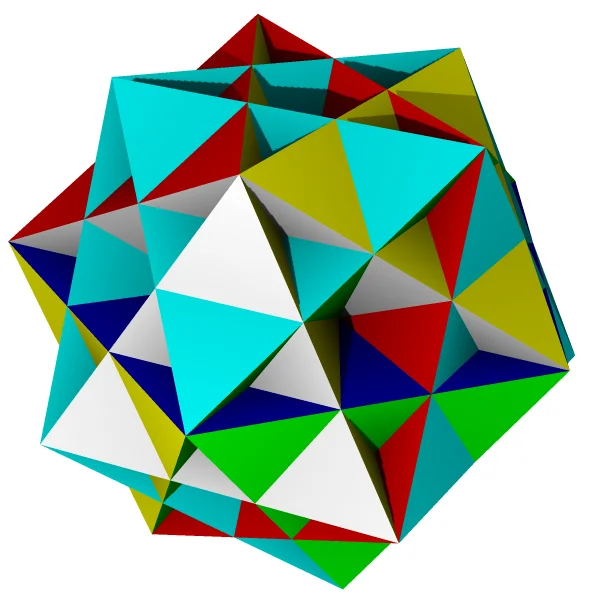 Большой битригональный икосододекаэдр, однородный многогранник