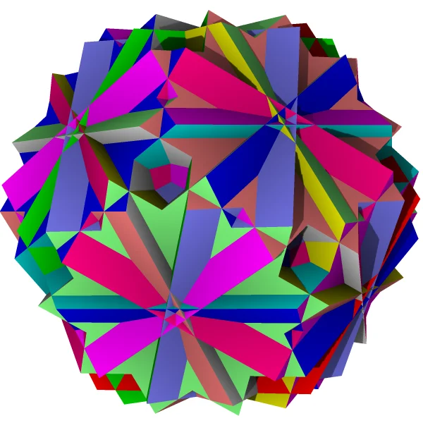 Большой квазиусеченный икосододекаэдр, однородный многогранник