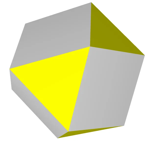 Кубооктаэдр, полуправильный многогранник