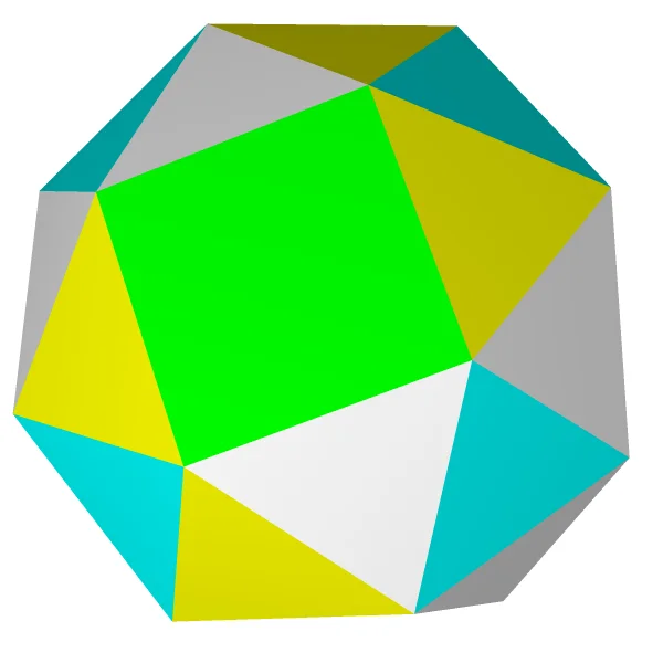 Курносый куб, полуправильный многогранник