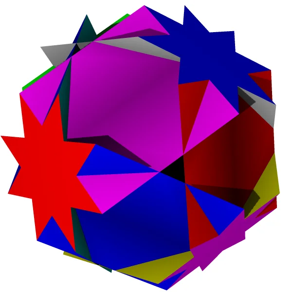 Квазиусеченный кубооктаэдр, однородный многогранник