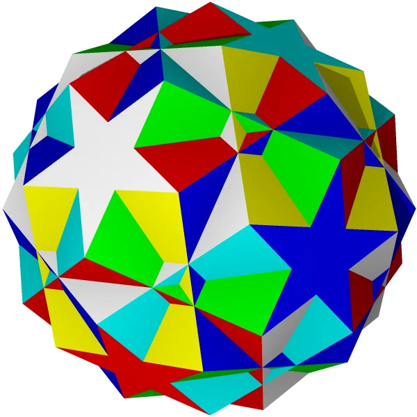 Ромбододекододекаэдр, однородный многогранник