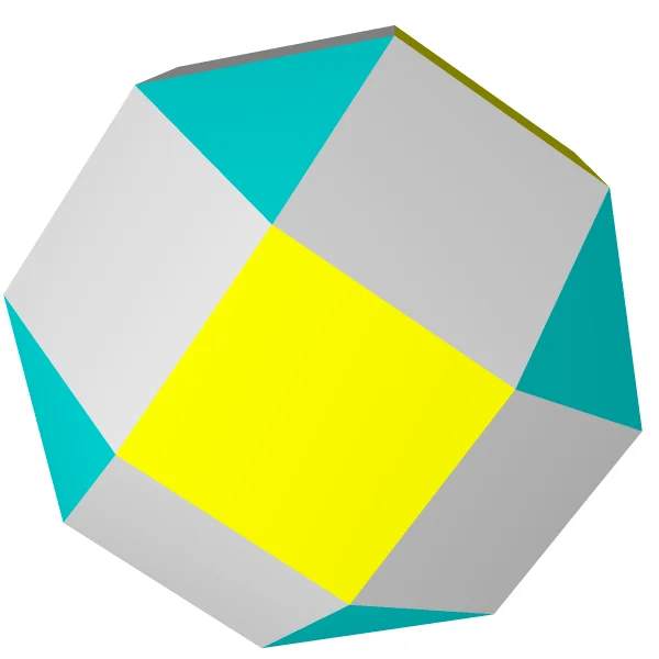 Ромбокубоктаэдр, полуправильный многогранник