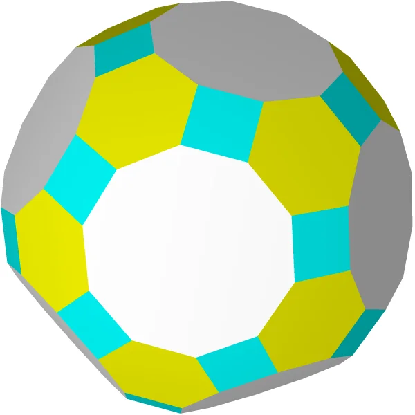 Ромбоусеченный икосододекаэдр, полуправильный многогранник