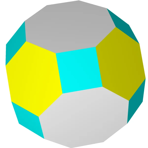 Ромбоусеченный кубооктаэдр, полуправильный многогранник