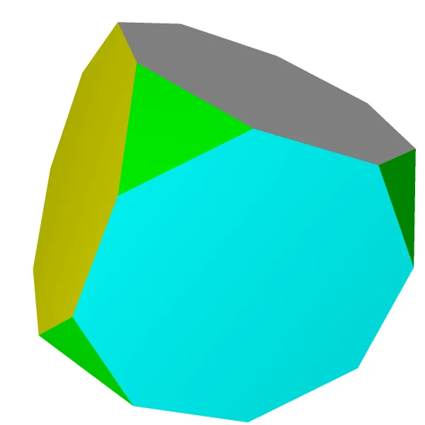 Усеченный куб, полуправильный многогранник